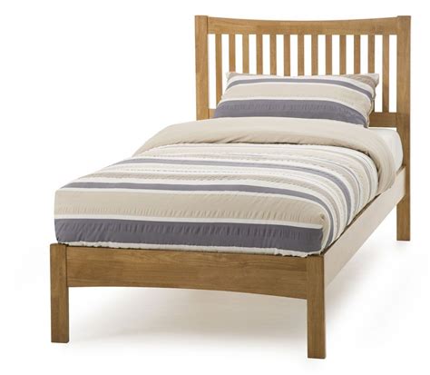 Mia Honey Oak Single Bed Frame