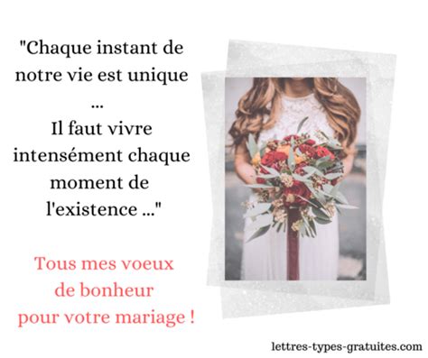jolie carte félicitations mariage avec un beau texte pour féliciter les mariés image rcs