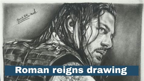 How to draw roman reigns. Roman reigns realistic drawing l - YouTube