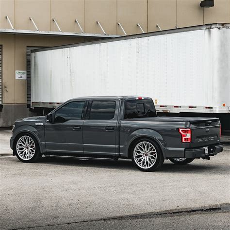 Ford F 150 Low And Tow Looks Clean Rides On 24 Inch Wheels