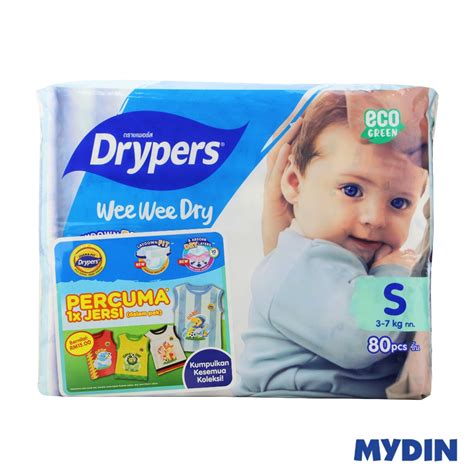 Drypers Wee Wee Dry S80 Shopee Malaysia