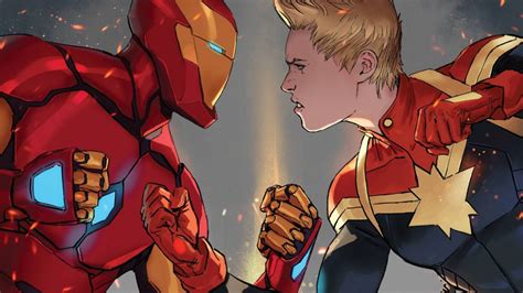 Iron Man Vs Captain Marvel Myconfinedspace