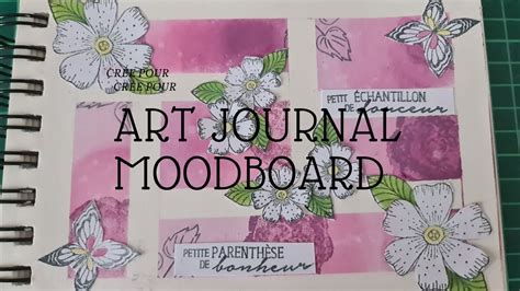 Tuto Art Journal Moodboard 1 Youtube