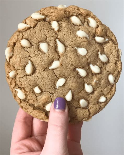 Giant Gf White Chocolate Chip Peanut Butter Cookie Six Vegan Sisters