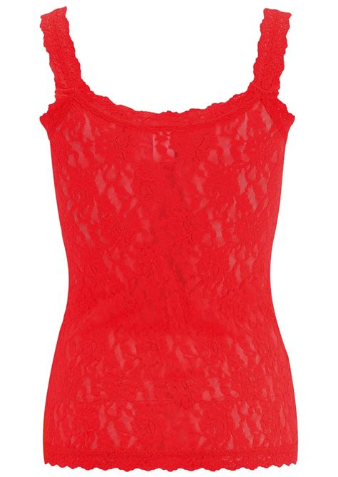 Hanky Panky UNLINED LACE CAMI RED
