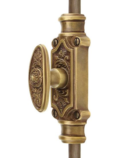 Filigree Brass Cremone Bolt 6 Foot Length In Antique By Hand House