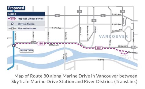Translink Plans On Implementing Bus Route 80 Marine Drive R