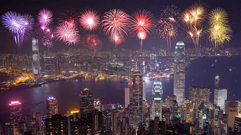 Hong Kong Fireworks Bing Wallpaper Download