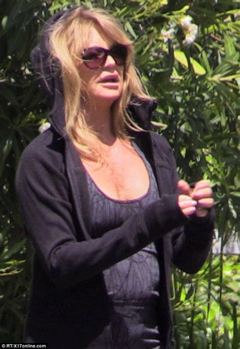 Goldie Hawn Grins As She Shows Off Her Fit Physique In Workout Attire