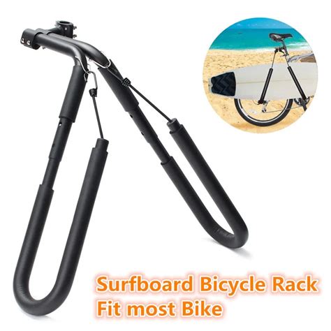 Adjustable Bicycle Surfboard Carrier Rack Bicycle Surfing Carrier Mount