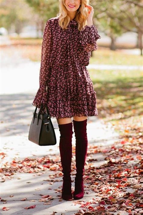 Como Usar Botas Largas Y Vestidos En Invierno Outfits Con Botas Largas