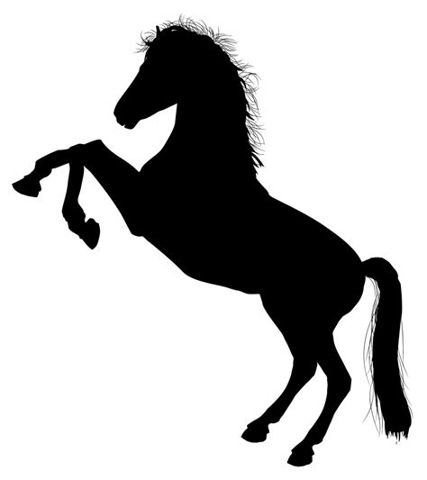 Onlinelabels Clip Art White Horse Silhouette