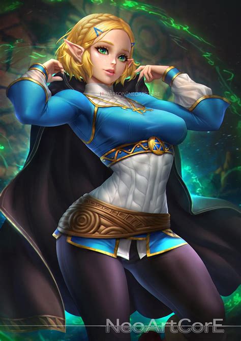 [botw]princess Zelda Drawn By Neoartcore R Zelda