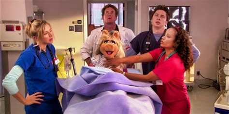 The Scrubs Cast S Cameo In It S A Very Merry Muppet Christmas Movie Explained