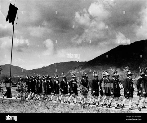 Corpus Christi Procession Bavaria 1962 Stock Photo Alamy