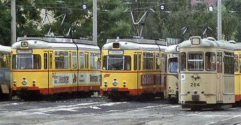 Bremer straßenbahn ag 374 km. GT-H sechsachsiger Gelenktriebwagen der WSB