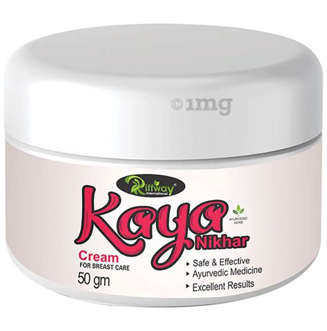 Riffway International Kaya Nikhar Cream For Breast Care Buy Jar Of