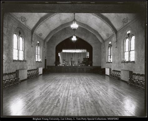 Historic LDS Architecture: Provo First Ward: Cultural Hall