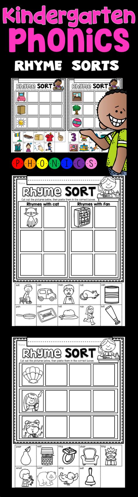 In this series, readers are tested on their ability to perform interpretations, make deductions, and infer the meaning of vocabulary words based on an. Rhyme Sorts ~ Introductory Phonics and Pre-Reading Skills ~ Rhyming Printables | Phonics ...