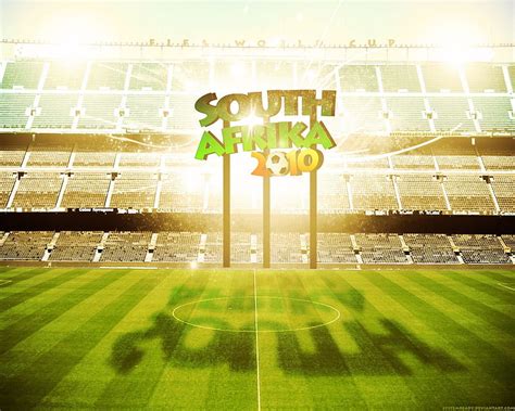 South Africa World Cup World South Africa Sport Green Cup Football Hd