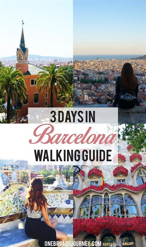 Travel And Trip Infographic How To Explore Barcelona In 3 Days
