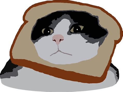 Bread Cat Stickers By Antmandragon Redbubble