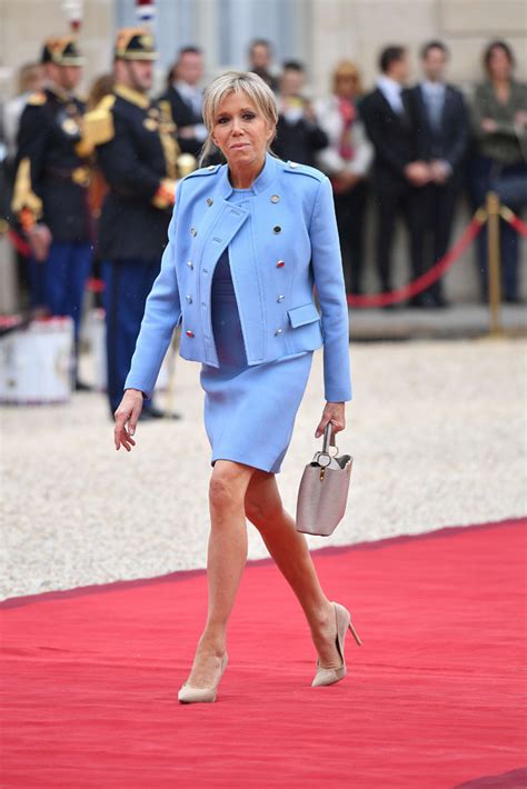 Frances First Lady Brigitte Macron Has A Style Trick To Look Younger