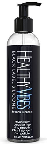 Premium Silicone Sex Lubricant By Healthy Vibes 8 Oz Longest Lasting