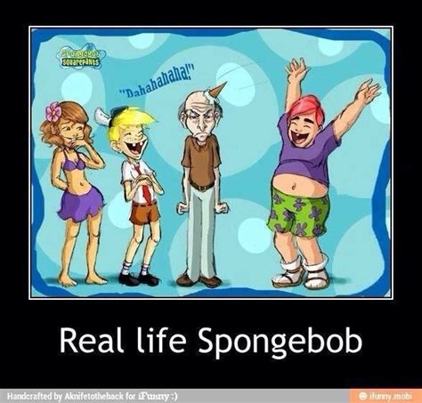 Real Life Spongebob Funny Pinterest