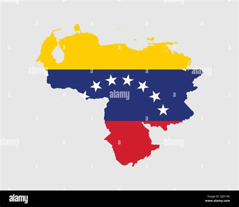 Mapa De Bandera De Venezuela Mapa De La República Bolivariana De