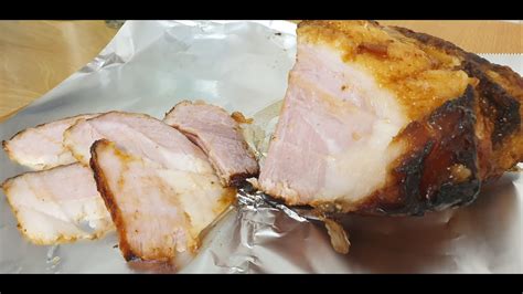 Minute Air Fried Gammon Joint With A Marmalade Glaze Youtube