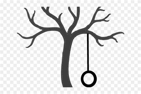 Tree Swing Cliparts Tree Clipart Black And White Free Transparent