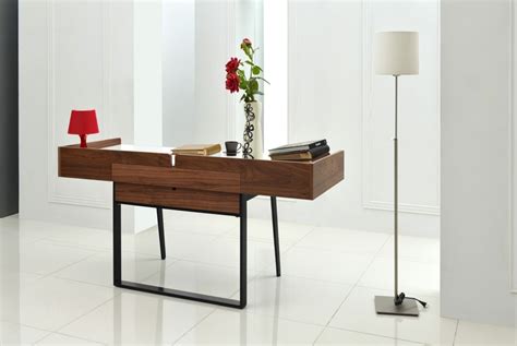 Because white is such a popular option we broke our favorites into three subcategories: White and Walnut Modern Writing Office Desk Chicago ...