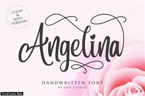 Angelina Script Beautiful Handwritt 2913110