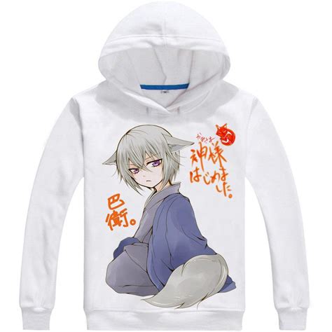 2019 Wholesale Kamisama Kiss Hoodie Anime Fox Yokai Tomoe Cosplay White Hoodies Cute Sweatshirts
