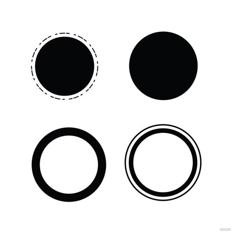 Black Circle Vector In Illustrator  Svg Png Eps Download