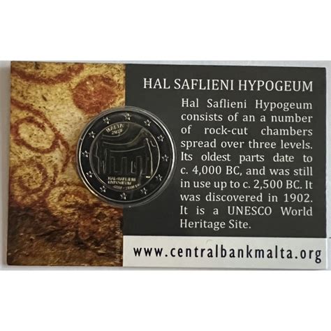 Malta Euro Hal Saflieni Hypogeum Bu In Coincard