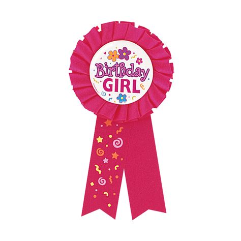 Birthday Girl Award Ribbon Unique