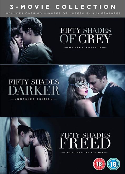 Fifty Shades Freed 3 Movie Boxset Dvd Bonus Disc Uk