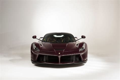 Special Order Laferrari Painted In A Deep Red Wine Finish Is An Eye