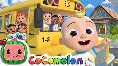 Wheels On The Bus (School Version) | CoComelon Nursery Rhymes & Kids