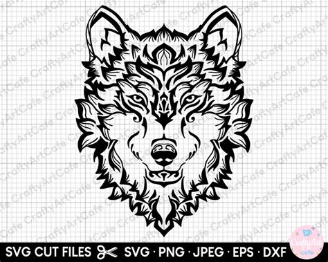 Wolf Svg Wolf Png Wolf Cut File Cutting Svg Cricut Commercial Use