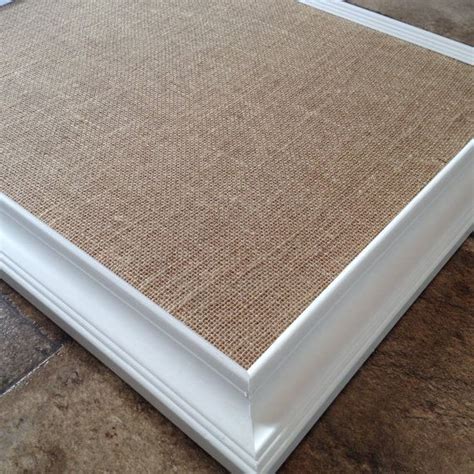 Check spelling or type a new query. Large 16x20 or 24x36 Inch Framed TAN BURLAP Bulletin Board ...