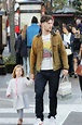 Aaron Taylor-Johnson take his daughters Christmas shopping at The Grove ...