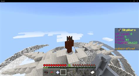 I Made It To The Top Of The Cube Craft Server Rminecraftbedrockers