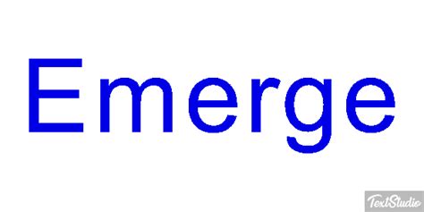 Emerge Word Animated  Logo Designs