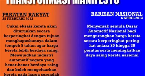 Saya berpengalaman selama 10 tahun dalam jualan kereta perodua baru. Megat Panjialam: Manifesto BN : Turun Harga Kereta ...