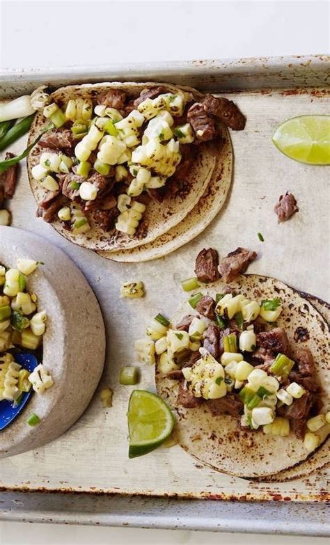 These Steak Tacos With Corn Relish Are The Perfect Combination Of Juicy Marinated Steak Mixed