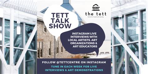 Tett Talk Show The Tett Centre For Creativity And Learning