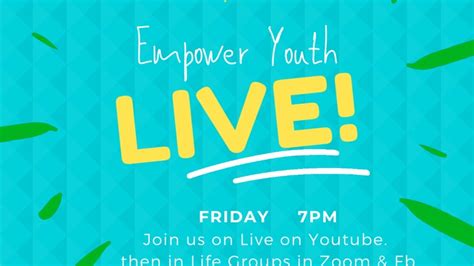 Empower Youth Live 27th March Youtube